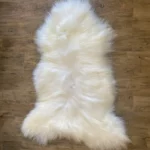 Dekorations Fell Schnucke Nordland langhaarig nordic style in weiss, grau oder schwarz