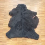 Dekorations und Sitz Fell vom Merino Mix Schaf dunkelbraun, feine Wolle und sehr dicht einzigartig