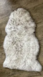 Dekorations und Sitz Fell Merino besonders in Blacktip oder Wolftip – Bild 5