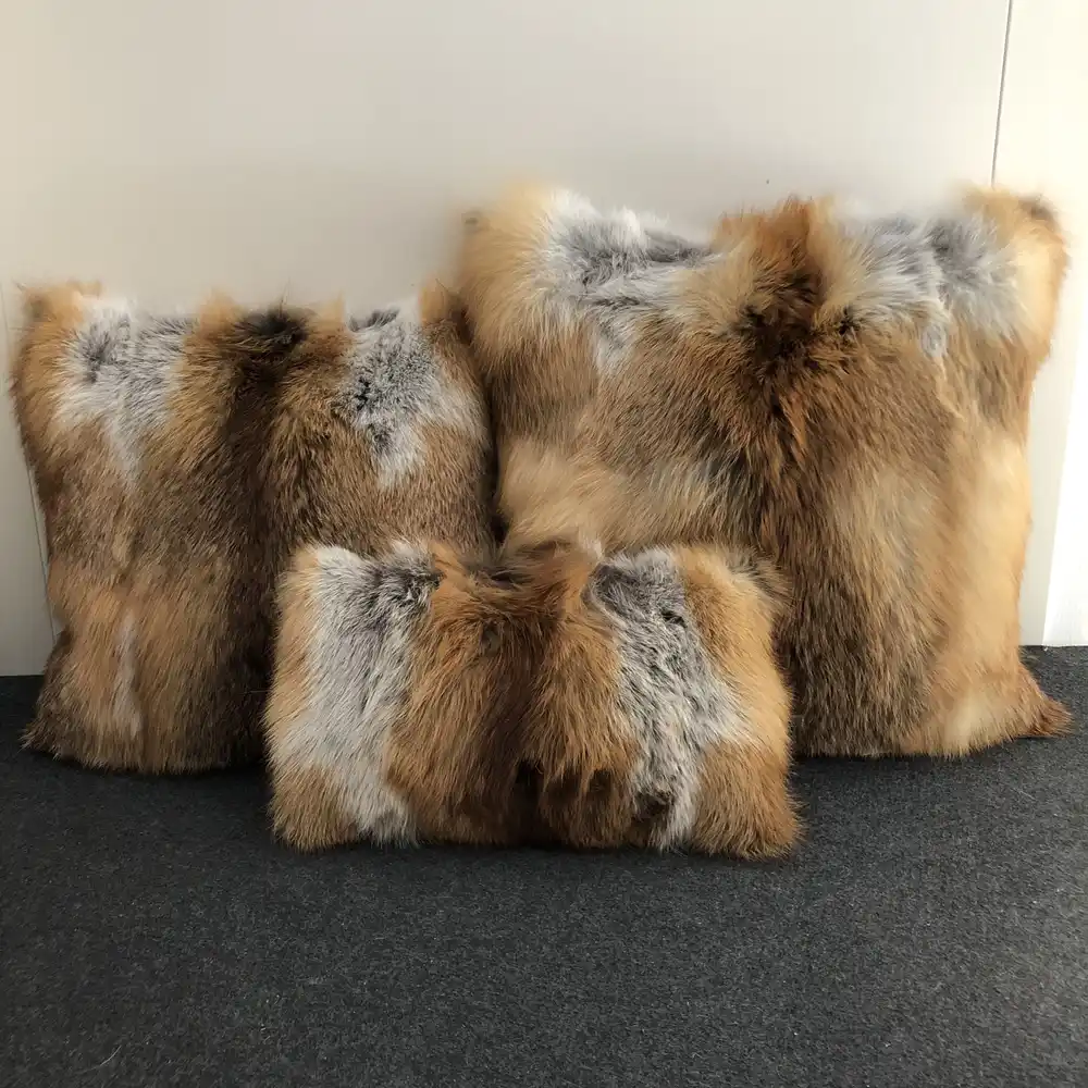 Rotfuchsfell Kissen