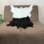 Geschmeidiges Schwarzhals Ziegenfell