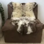 Besonderes Merino Schaffell mit Punkten