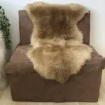 Natural cappuccino-coloured lambskin